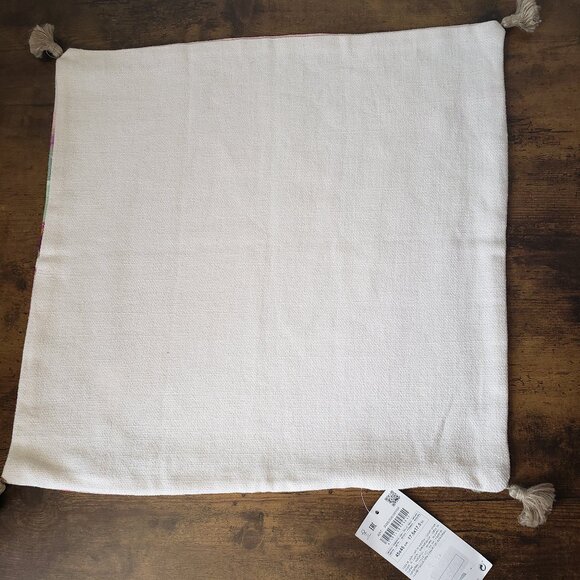 Pink Blue Pastel Watercolour Linen Look Parrot Bird + Tiger Pillowcase Set - Picture 9 of 13